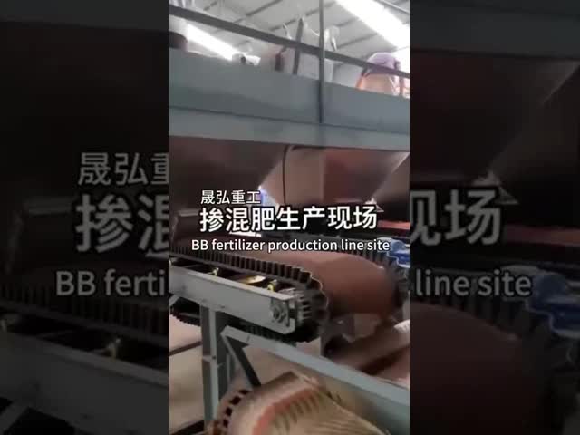 High Capacity BB Fertilizer Production Line with Uniform Blending and Automated Operation for NPK Compound Fertilizer