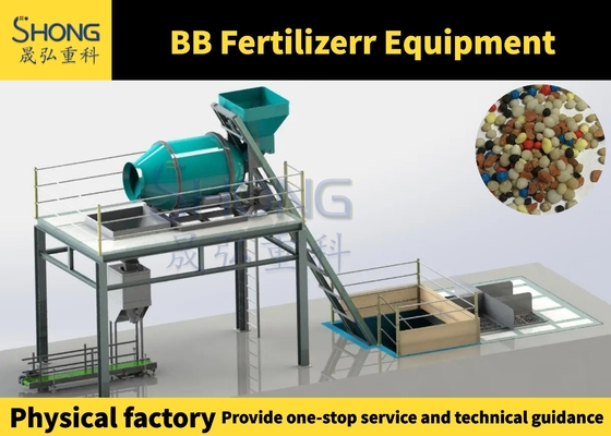 High Productivity Organic Fertilizer Granular Production Line 20 Tons/Hour Automated Operation