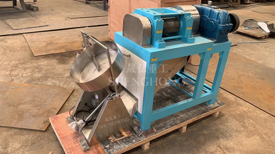 1-2t/h 용량 이중 롤러 granulator 원활한 운영을 위해 간편한 유지보수