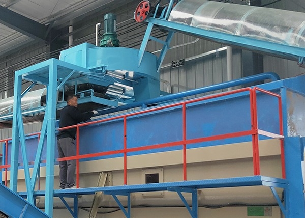 습한 granulation 방법 유기농 비료 생산 라인 결합 granulator 시스템 및 예비 부품과 함께 치아를 섞어