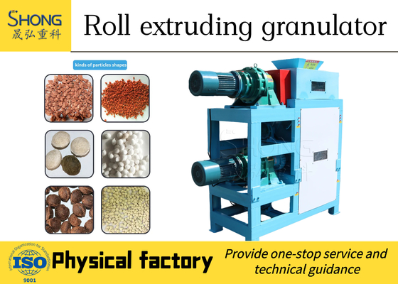 Oblate Shape NPK Compound Fertilizer Granulator With Double Roller