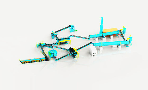 첨단 NPK 복합 비료 생산 라인 5-30 TPH 용량에 대한 고효율 비료 시스템