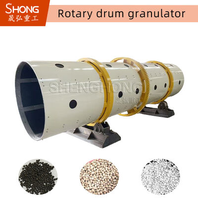 스테인리스 스틸 로터리 드럼 비료 과립기 3-5t/h 7.5KW
