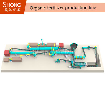 질소 인 칼륨은 유기질 비료 식물 가루 유기질 비료 생산 라인에 비료를 줍니다