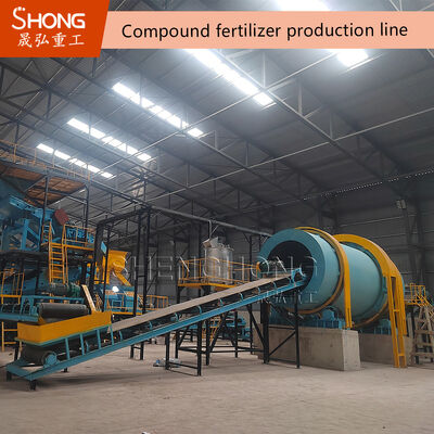 380V 회전식 드럼 과립기 NPK 비료용 3-8mm