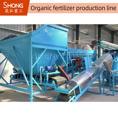 8t/H 닭고기류 분 공 낟알 유기질 비료 라운드 폴리싱 머신