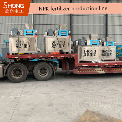 Stainless Steel NPK Fertilizer Granulator with 12-15t/h Capacity and Double Roller Design for Compound Fertilizer Granulation