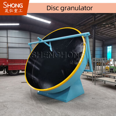 원반 각도를 조절할 수 있는 공 모양의 곡물을 생산하는 유기농 비료용 디스크 판 곡물화기 및 1년 보증