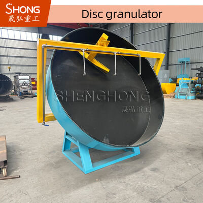 효율적인 팬 과립화를 위한 93% 과립화율의 탄소강 380V 비료 과립기