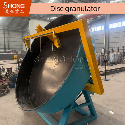 조절 가능한 디스크 각도, 높은 과립화율 및 내구성 있는 구조를 갖춘 디스크 복합 비료 과립기 (화학 분말용)