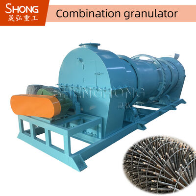 탄소 강철 비료 Granulator 기계 고 비료율 80% ~ 90% 및 유기 비료 생산에 필요한 결합 물질이 없습니다