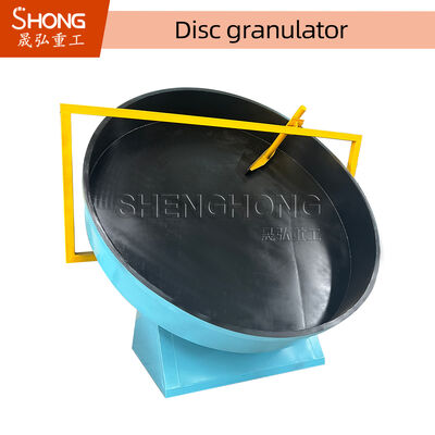 5mm Granules Organic Fertilizer Granulator Disc Pelletizer 380V 전압과 20%-40%의 배양 수분