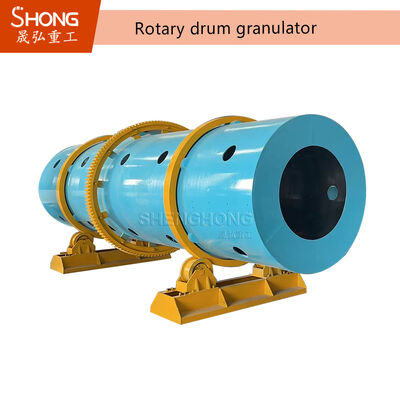 유기농 비료를 위한 로터리 드럼 Granulator 95% Granulation 비율, 1-10mm 펠릿 크기와 탄소 강철 구축
