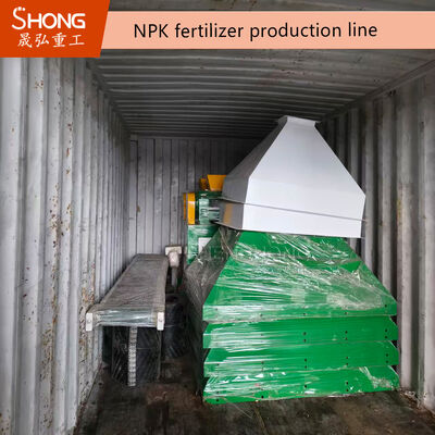 완전 자동 PLC 제어 자동 가중 및 포장을위한 높은 granulation 비율 비료 granulator 라인