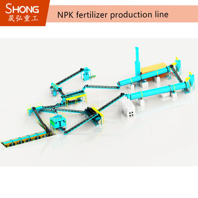 10 T/H 드라이 익스트루션 NPK 비료 생산 라인